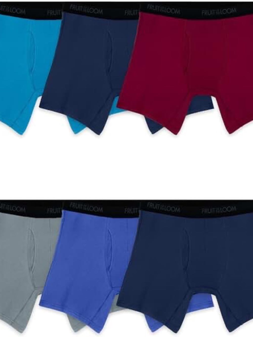 Fruit of the Loom Men's 4-Way Stretch Boxer Briefs | Lightweight & Moisture Wick